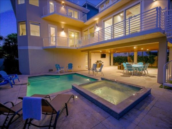 Luxury  Vacation Rental - Anna Maria Island Luxury Home with Pool & Rooftop Deck One Min Walk to the Beach