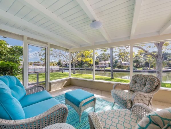 Three Bedroom Vacation Home Siesta Key Florida Pool on Water