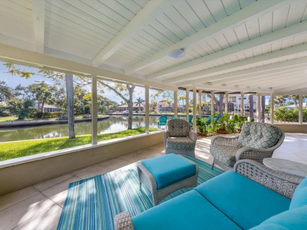 Three Bedroom Vacation Home Siesta Key Florida Pool on Water