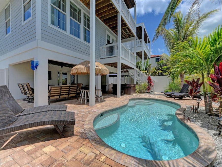 Anna Maria Island 6 Bedroom Vacation Rental Pool Home