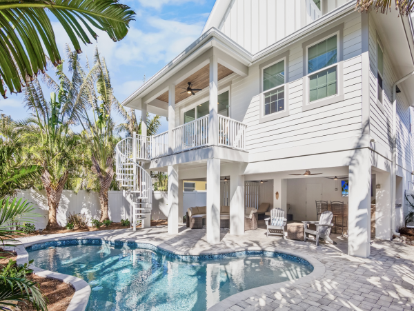 Anna Maria Island Luxury Vacation Rental  4-Bedroom Beach House with Pool & Rooftop Deck