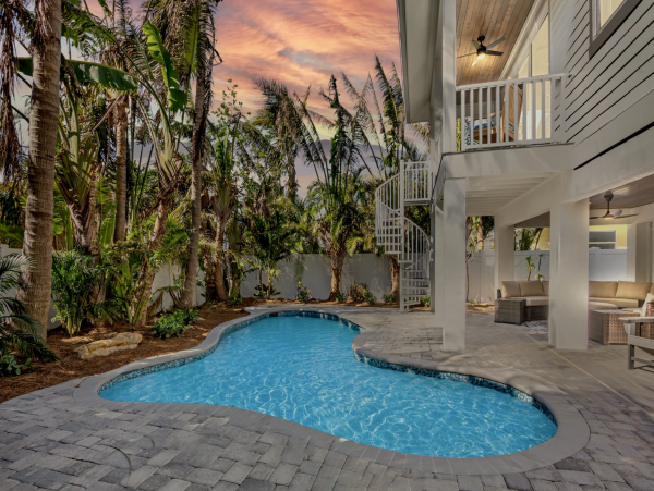 Anna Maria Island Luxury Vacation Rental  4-Bedroom Beach House with Pool & Rooftop Deck