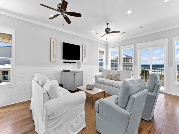 Six Bedroom Gulf Front Vacation Rental in Grayton Beach - additional view, photo 4
