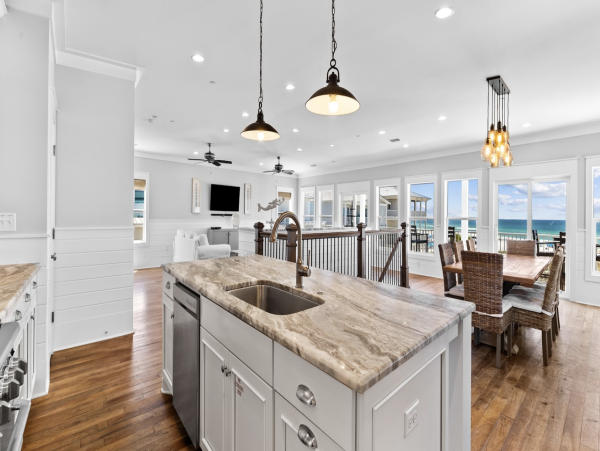 Six Bedroom Gulf Front Vacation Rental in Grayton Beach - additional view, photo 5