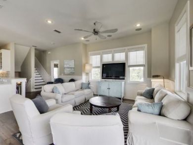 Living Area with Flat Screen TV