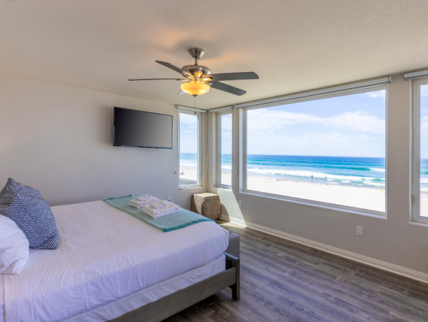 Mission Beach Ocean Front Vacation Condo Rental Four Bedrooms Sleeps Ten
