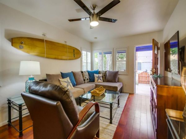 San Diego Two Bedroom Home with Patio & Firepit
