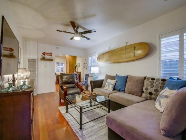 San Diego Two Bedroom Home with Patio & Firepit