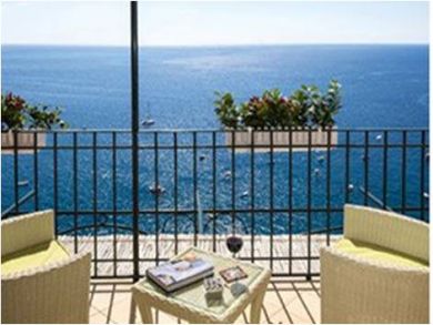 Chairs on the Terrace with Sea View