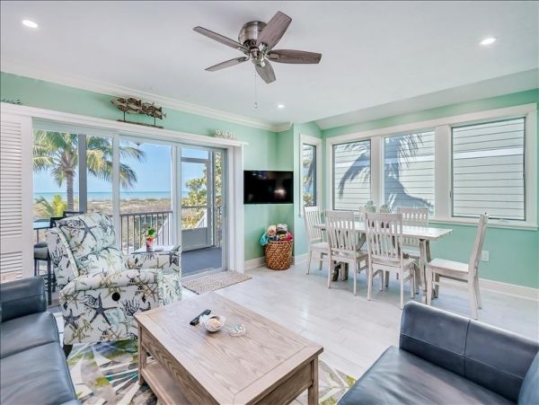 On Beach Boca Grande Vacation Home Three Bedrooms Sleeps 6