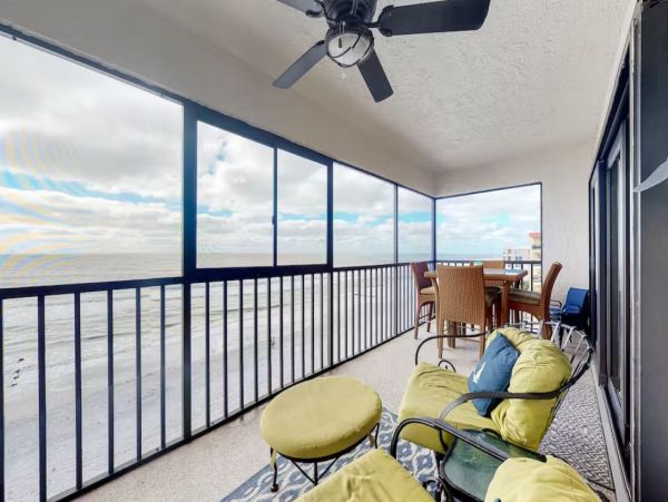 Beachfront Vacation Condo in Madeira Beach with Gulf Views