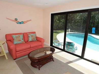 Poolside Living Area