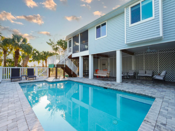 Tranquil Pool Home Surrounded by Nature on Sanibel Island