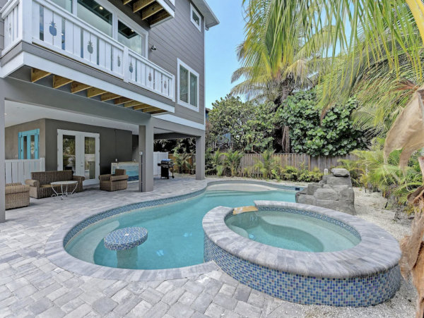 Luxury Six Bedroom Private Pool Rental on Anna Maria Island
