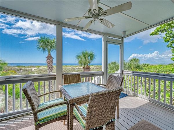 Luxury Boca Grande Beachfront End Unit Townhome Gulf Views