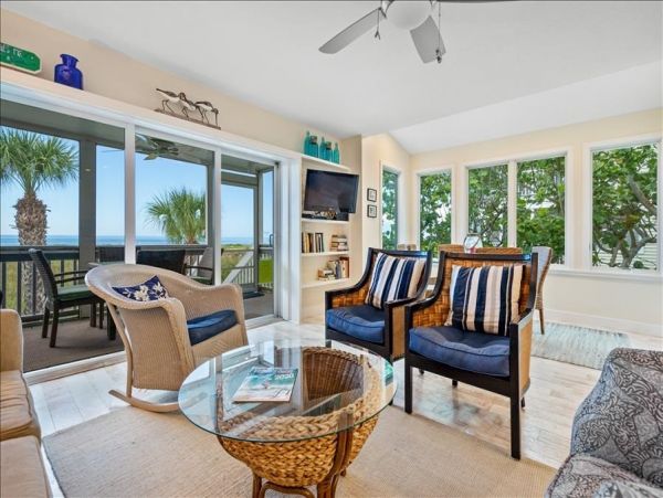 Luxury Boca Grande Beachfront End Unit Townhome Gulf Views