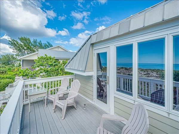 Luxury Boca Grande Beachfront End Unit Townhome Gulf Views