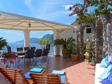 Luxury Positano Five Bedroom Villa For Rent