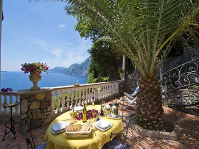 Luxury Positano Five Bedroom Villa For Rent