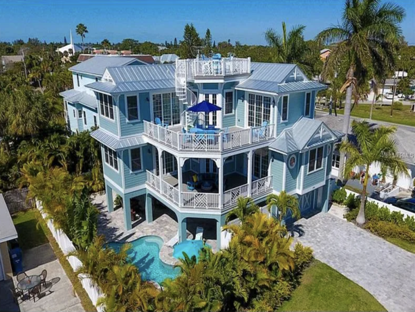 Luxury Five Bedroom Luxury Anna Maria Island Rental Home