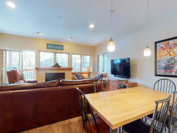 Mountain View from This Three Bedroom Vail Condo Sleeps 6