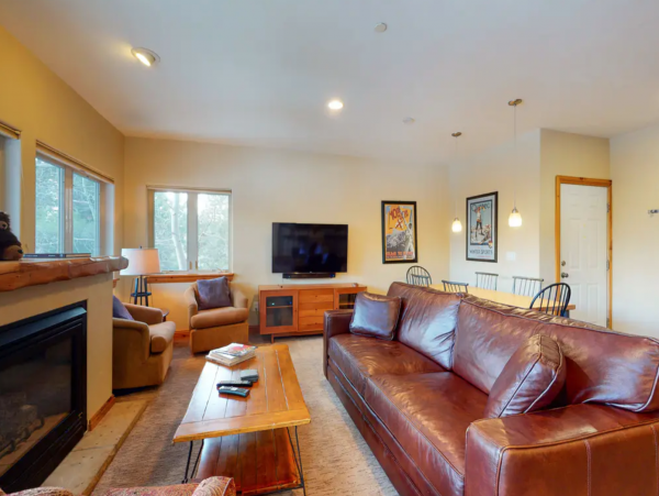 Mountain View from This Three Bedroom Vail Condo Sleeps 6