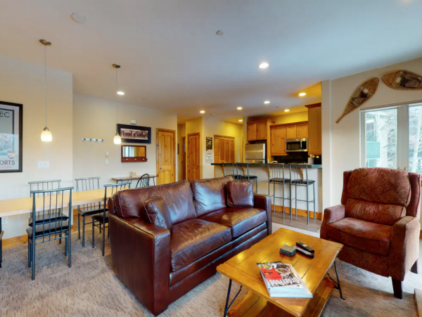 Mountain View from This Three Bedroom Vail Condo Sleeps 6