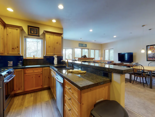 Mountain View from This Three Bedroom Vail Condo Sleeps 6