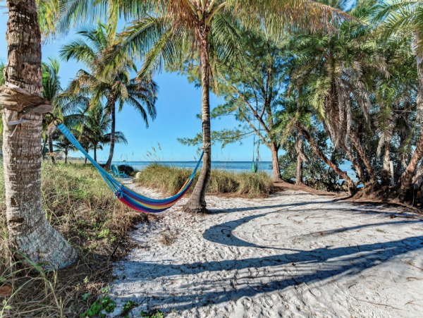 Beachfront Rental on North End Anna Maria with Boat Dock