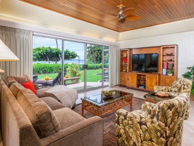 Spacious Living Area with Flat Screen TV