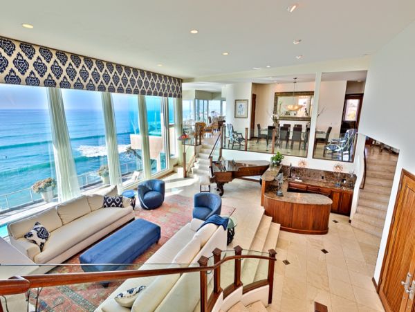 La Jolla Oceanfront Home: Pool, Hot Tub & Rooftop Tennis