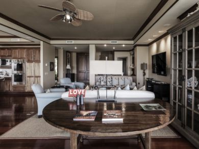 Garden and Pool Views from this 3 Bedroom Villa.