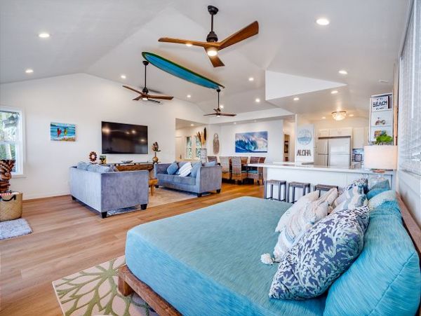 Spacious Vacation Family Home in Haleiwa Near Turtle Beach