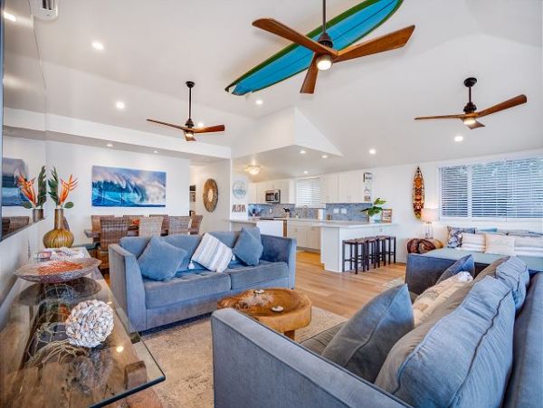 Spacious Vacation Family Home in Haleiwa Near Turtle Beach