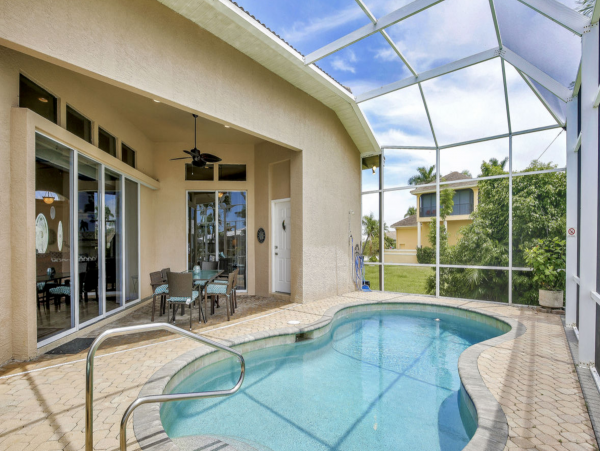 Lovely Marco Island canal front home