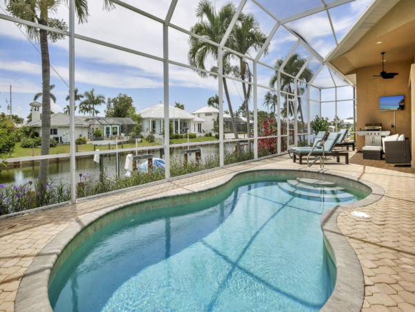 Lovely Marco Island canal front home