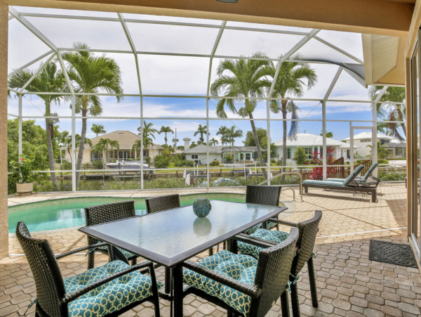 Lovely Marco Island canal front home