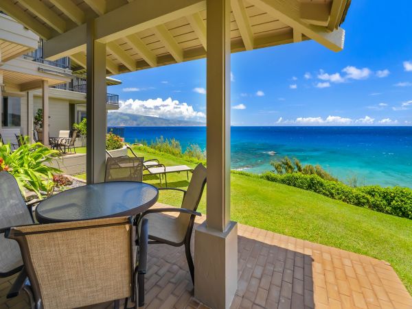 Oceanfront One Bedroom Rental Townhome in Kapalua