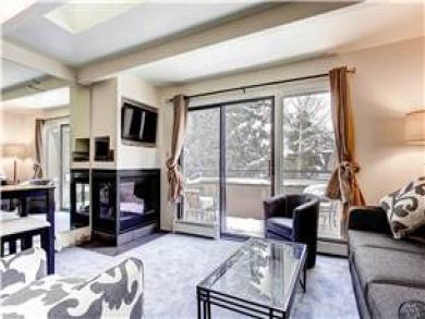 Living Area with Doors to Balcony