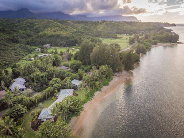 Princeville Kauai Luxury Beachfront House and Guest House