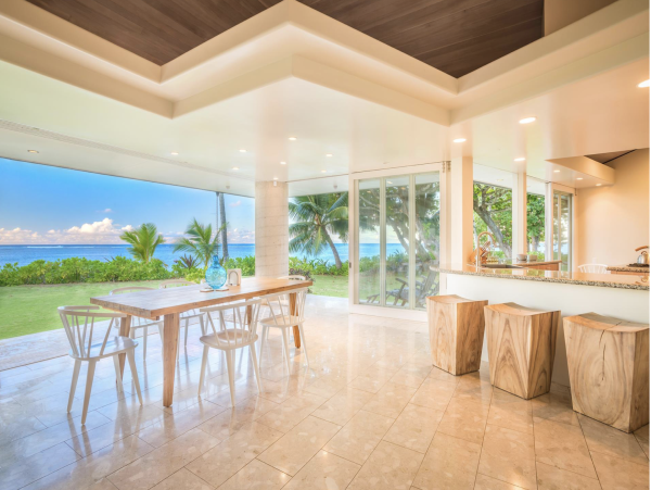 Princeville Kauai Luxury Beachfront House and Guest House