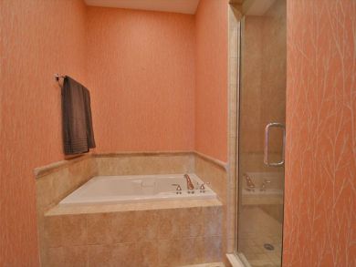 Bathroom with Soaking Tub and Shower