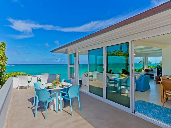 Lanikai Beachfront Four Bedroom Villa Rental