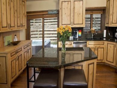 Granite Tops in Kitchen - Breakfast Bar Seating