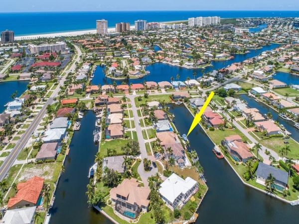 Marco Island Vacation Rental - Walk to Beach Waterfront Home