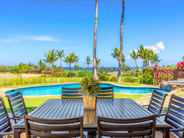 Big Island Luxurious 4-Bedroom Villa with Ocean Views & Pool BEACH CLUB ACCESS