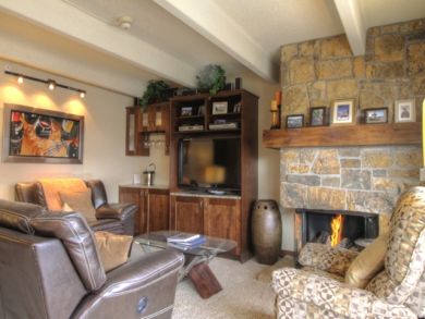 Living Area with Fireplace Living Area with Fireplace