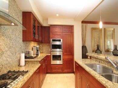 Stainless Steel Appliances in Kitchen