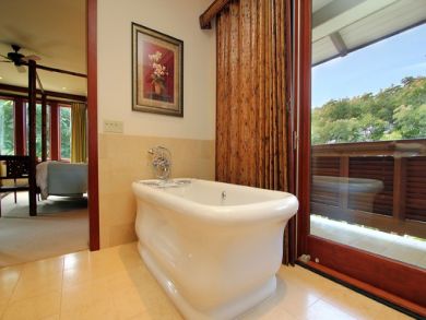 Soaking Tub in Bathroom