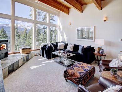 Spacious Living Area with Fire